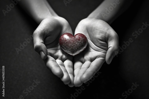 Fototapeta Naklejka Na Ścianę i Meble -  hands holding heart