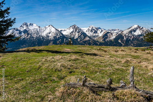 Hike from Zoeblen to Schoenkahler in the beautiful Tannheim Valley photo