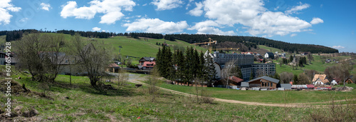 Zieleniec Duszniki Zdroj ski resort in the Orlickie Mountains, Poland