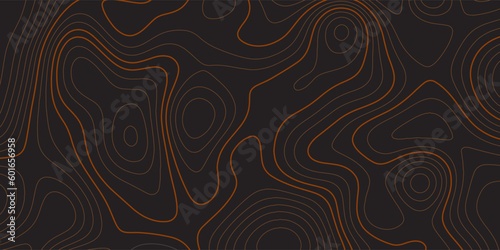 Banner with an abstract topography style design