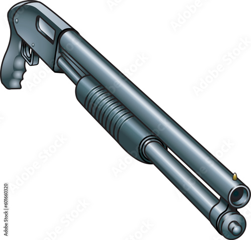 vector pump action shotgun pump-gun