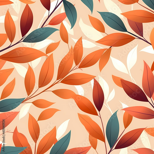 Light Beauty Floral Pattern Background Illustration