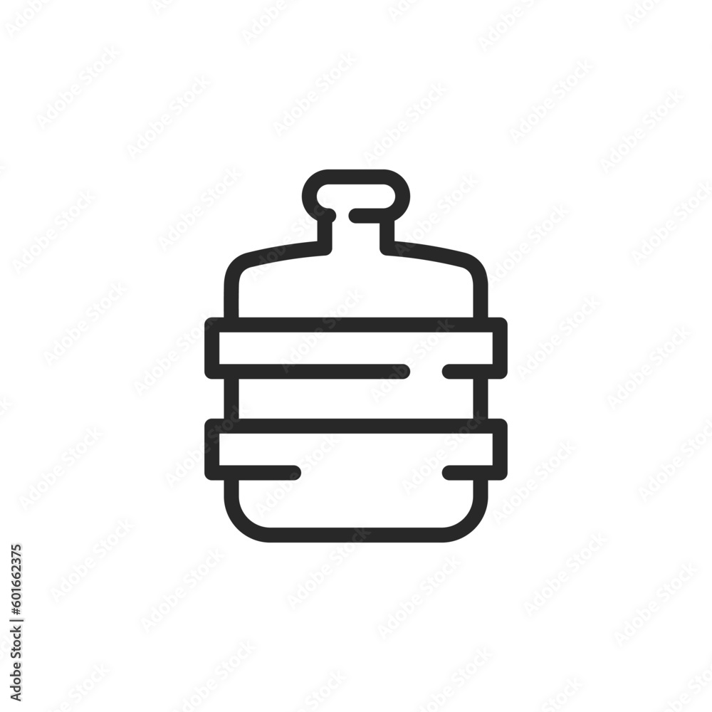 Water Cooler Replacement Icon. Office Water Refill Sign. Vector ...
