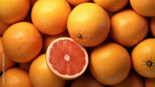 Grapefruits fullframe as texture
