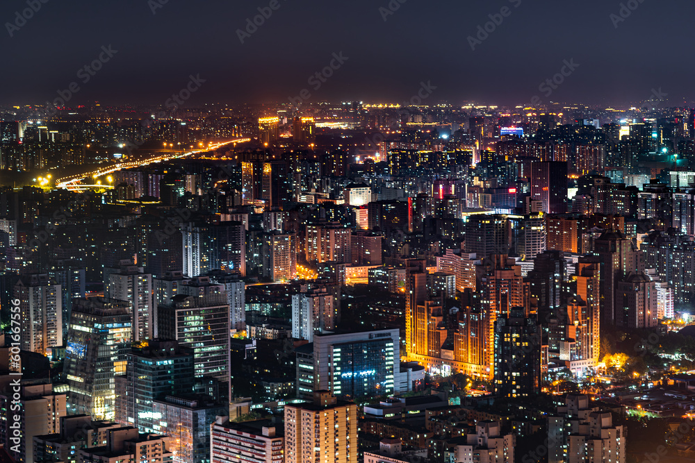 beijing city night city scenery