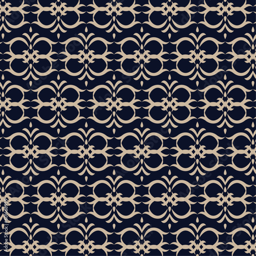 A vintage retro old fashion abstract subtle seamless pattern with dark blue texture wallpaper background