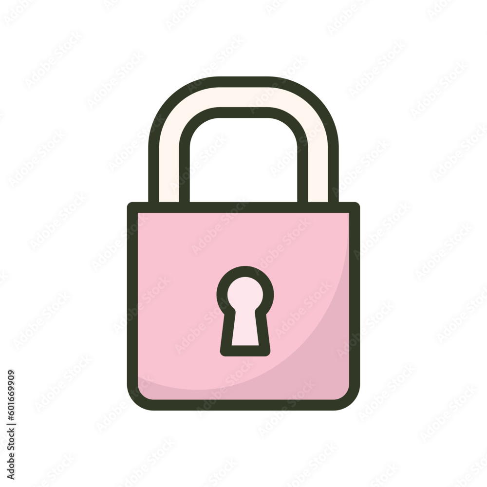 Padlock icon vector design templates Padlock icon vector design templates