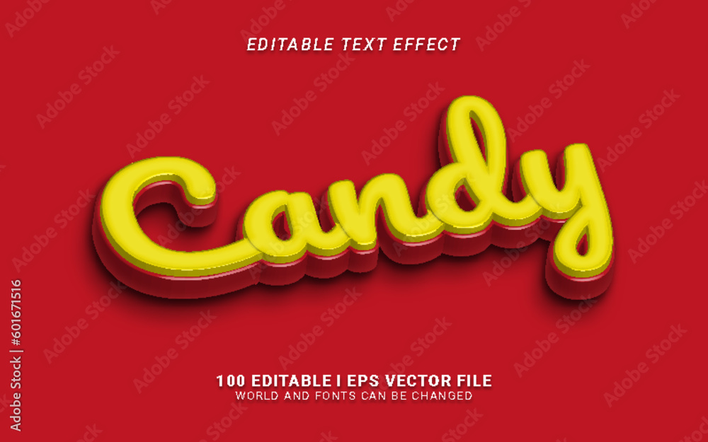 candy 3d style text effect candy 3d style text effect