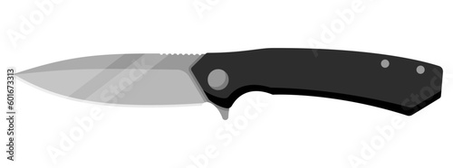 Jackknife. Cute jackknife isolated on white background. Vector illustration