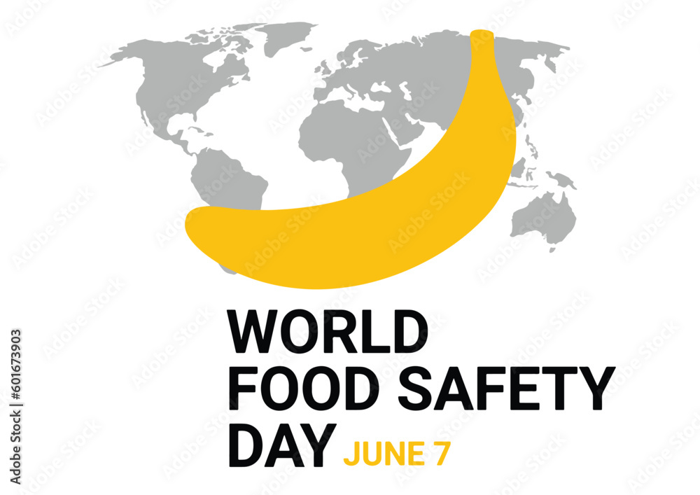 Obraz premium Vector Illustration of World Food Safety Day. June 7