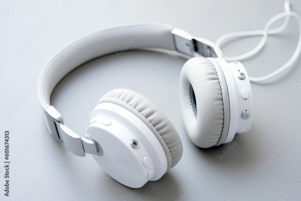 headphones on white background, ai generative headphones on white background, ai generative