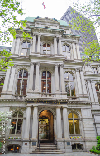 Wallpaper Mural The Old City Hall, Historical landmark in Boston, Massachusetts Torontodigital.ca