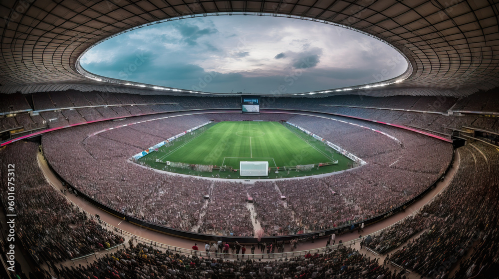  Energetic Women's Soccer World Championship Final in Overflowing Stadium