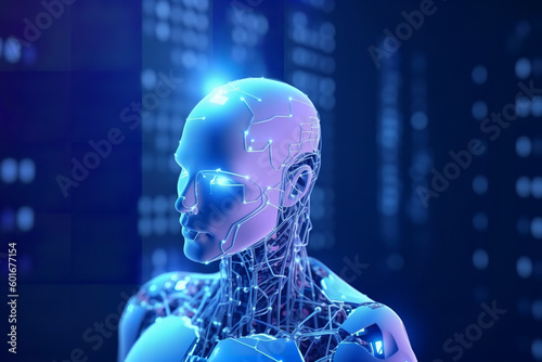 Artificial intelligence is self-learning, programming. Chat gpt with AI or Artificial Intelligence Smart AI. artificial intelligence brain, processor.
