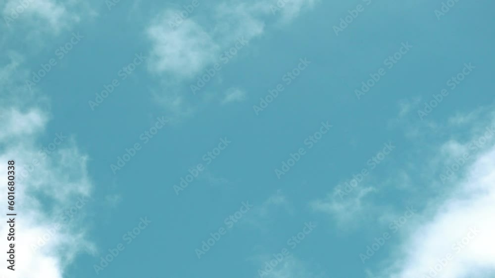 White cloud moving on a green sky. White cloud moving on a green sky.