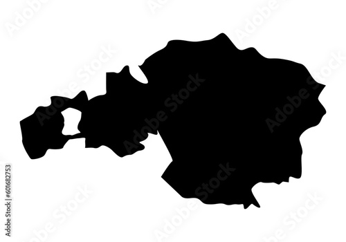 Icono de la provincia de Vizcaya en negr