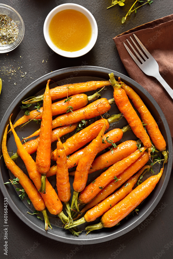 Roasted honey glazed carrots Roasted honey glazed carrots