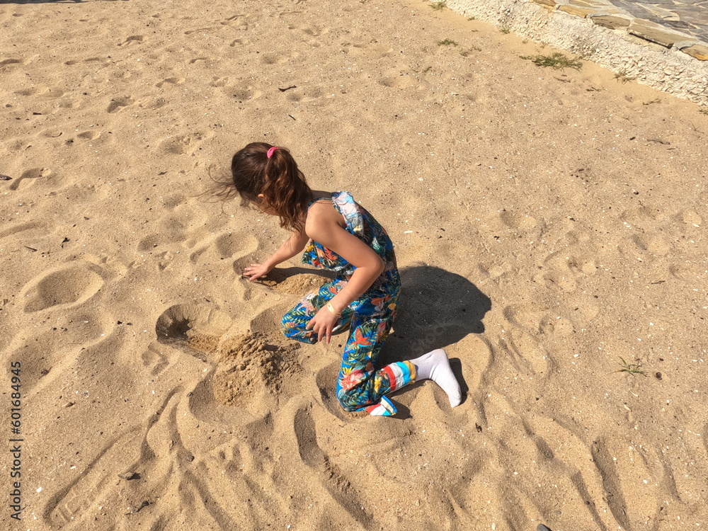 girl in the sand
