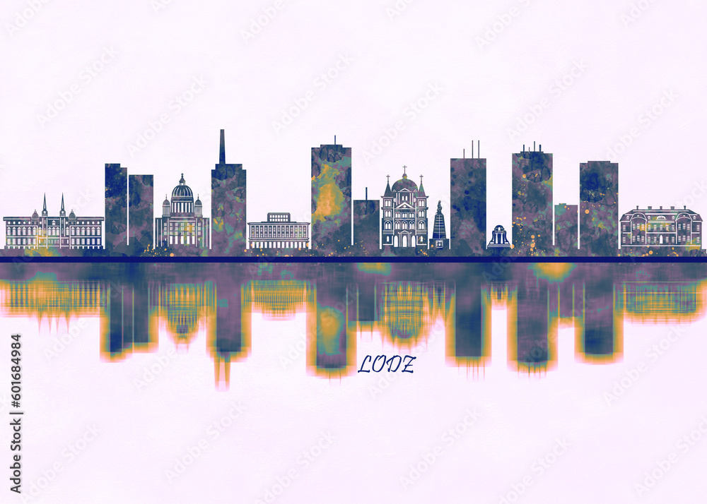 Lodz Skyline. Cityscape Skyscraper Buildings Landscape City Background Modern Art Architecture Downtown Abstract Landmarks Travel Business Building View Corporate Lodz Skyline. Cityscape Skyscraper Buildings Landscape City Background Modern Art Architecture Downtown Abstract Landmarks Travel Business Building View Corporate