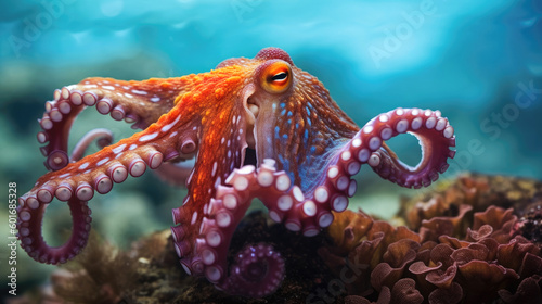 Octopus in the wild. Generative AI © piai
