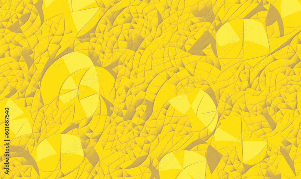 lemonade color Penrose tile or tessellation as a background or ...