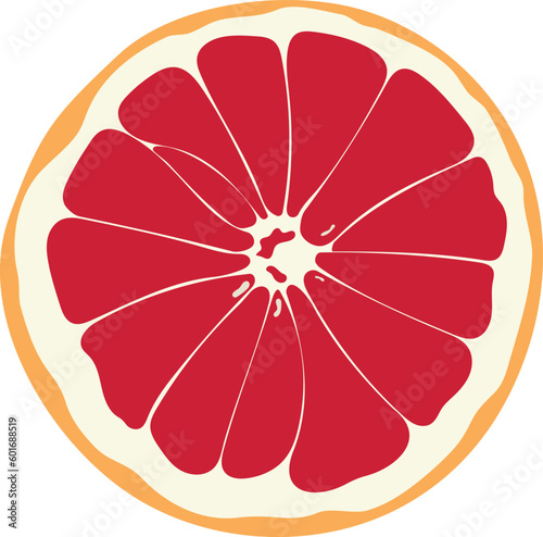 Vector of the orange sticker