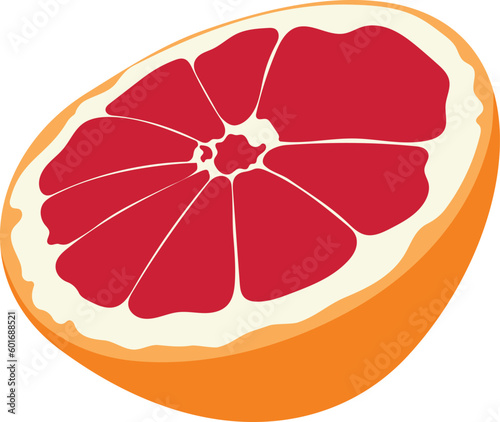 Vector of the orange sticker