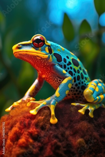 Poison frog in the wild. Generative AI