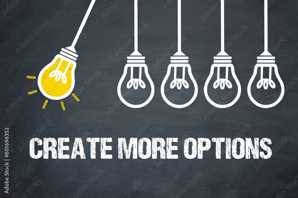 Fototapeta premium Create more options 