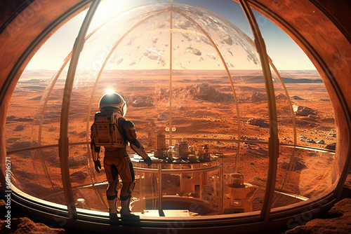 person watching the sun