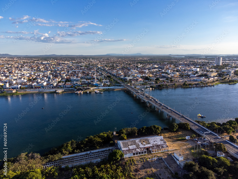 Fototapeta premium riverside town Petrolina in Pernambuco in northeastern Brazil