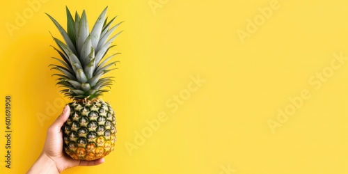 pineapple with sunglasses with Generative AI