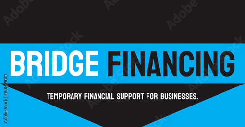 BRIDGE FINANCING: Short-term financing for a transitional period.