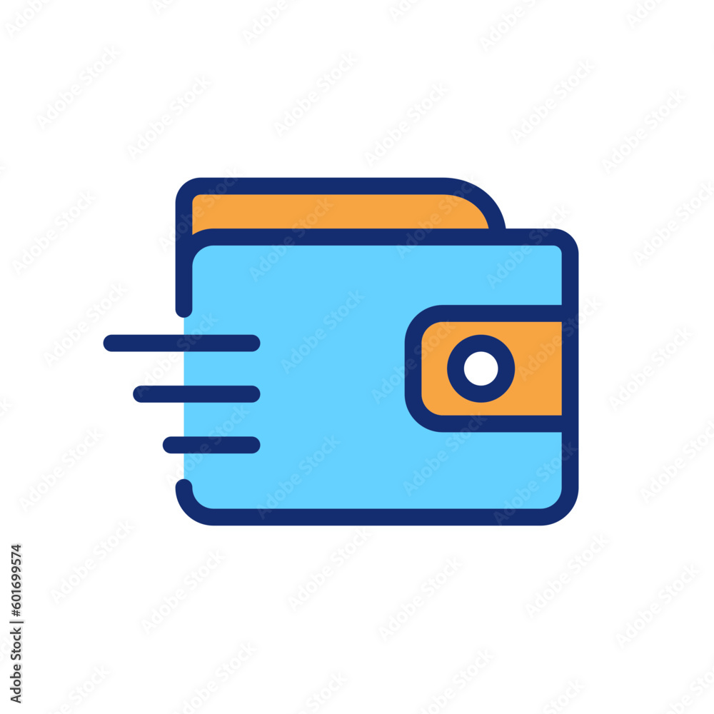 Quick payment pixel perfect RGB color icon. Electronic money transmission. Financial operation. Isolated vector illustration. Simple filled line drawing. Editable stroke. Arial font used Quick payment pixel perfect RGB color icon. Electronic money transmission. Financial operation. Isolated vector illustration. Simple filled line drawing. Editable stroke. Arial font used