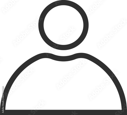 person liner icon vector