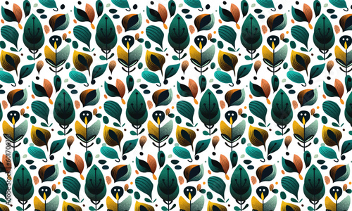 Modern Floral Pattern Vector Decoration for wall, glass, textile, fashion, and fabrics printing