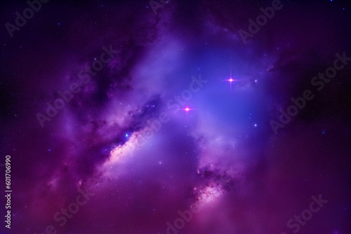 Fototapeta Naklejka Na Ścianę i Meble -  Detailed Image of Deep Space, Space Pc Wallpaper, Astronomy