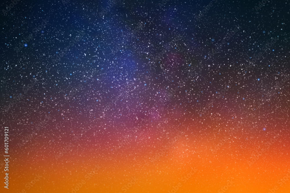 Milky Way, stars and nebula. Night starry sky. Space vector background Milky Way, stars and nebula. Night starry sky. Space vector background