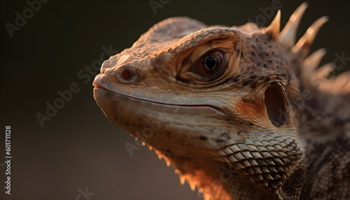 Close up of Iguana