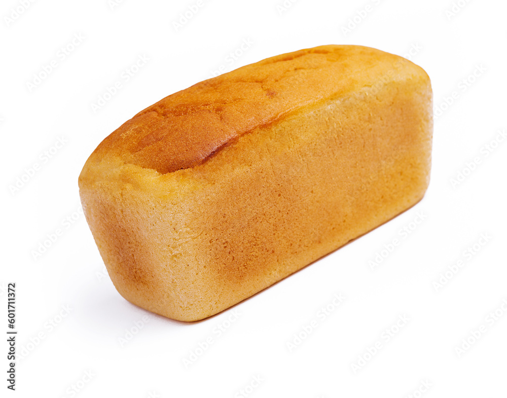 Loaf of bread on white background Loaf of bread on white background