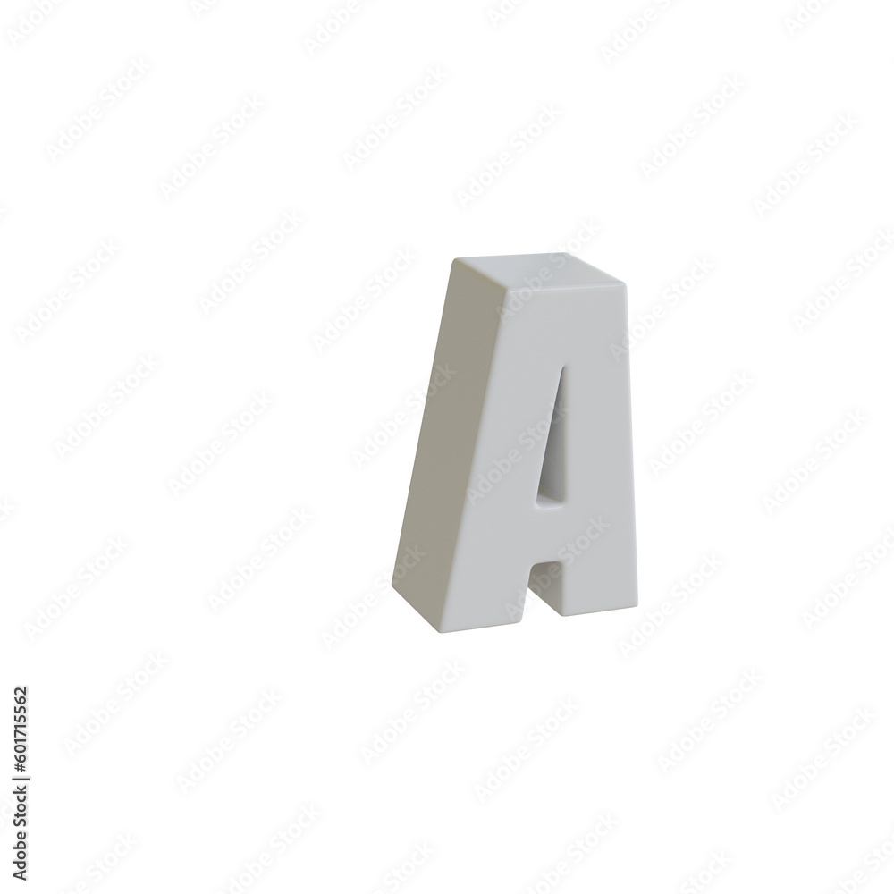 Immersed Clean 3D Alphabet or Lettering PNG Immersed Clean 3D Alphabet or Lettering PNG