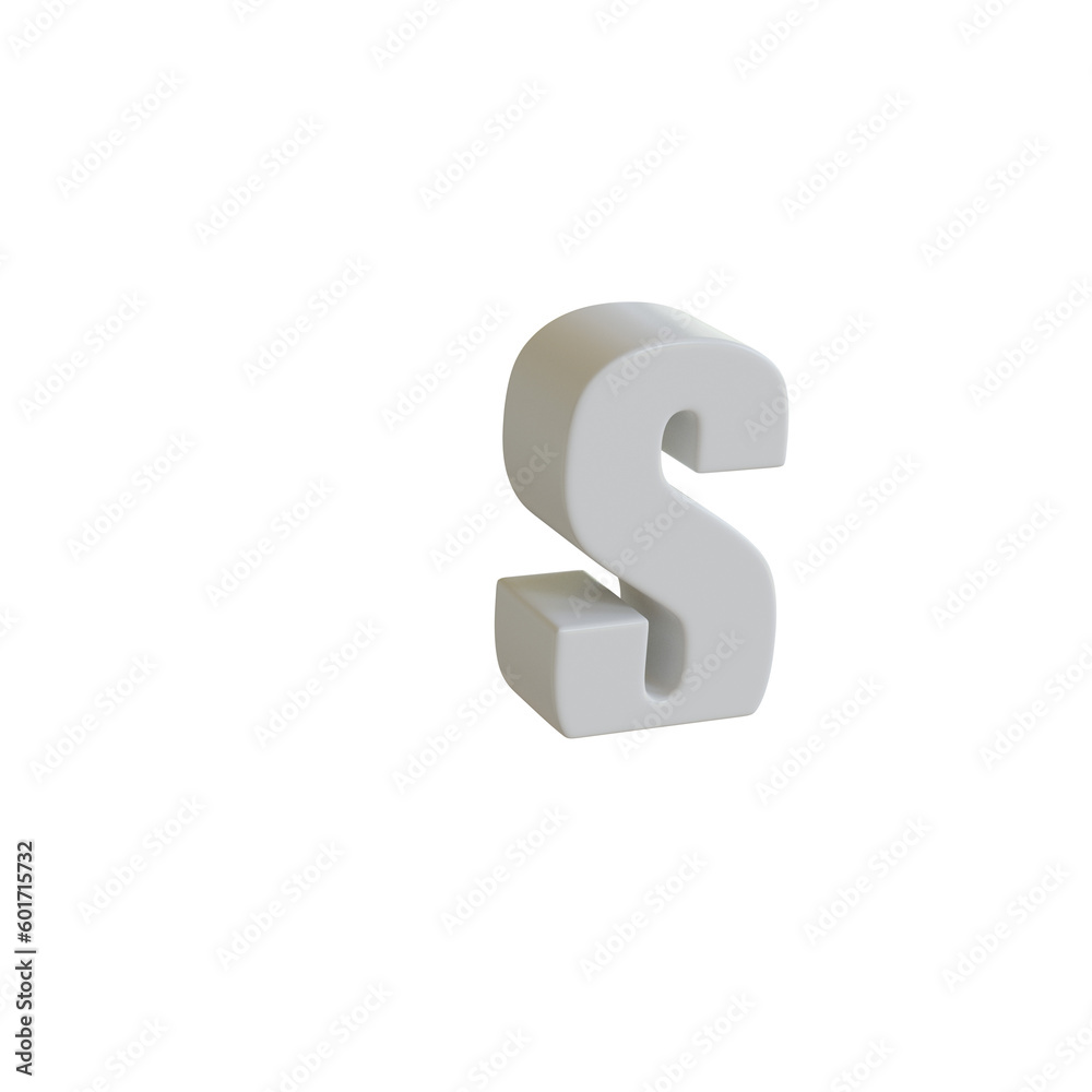 Immersed Clean 3D Alphabet or Lettering PNG Immersed Clean 3D Alphabet or Lettering PNG