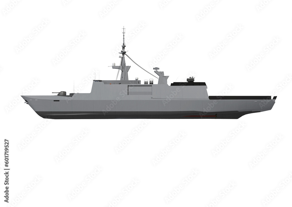 Obraz premium combat frigate army