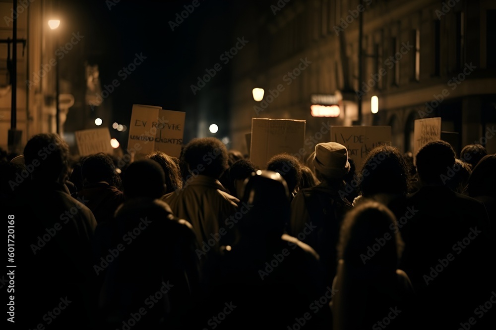 crowd of people in the city