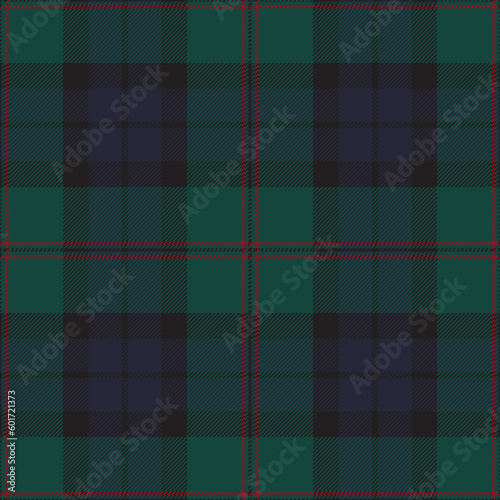 Dundas modern tartan plaid. Scottish pattern fabric swatch close-up. 