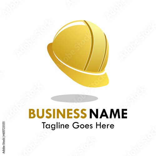 Worker design logo template illustartion