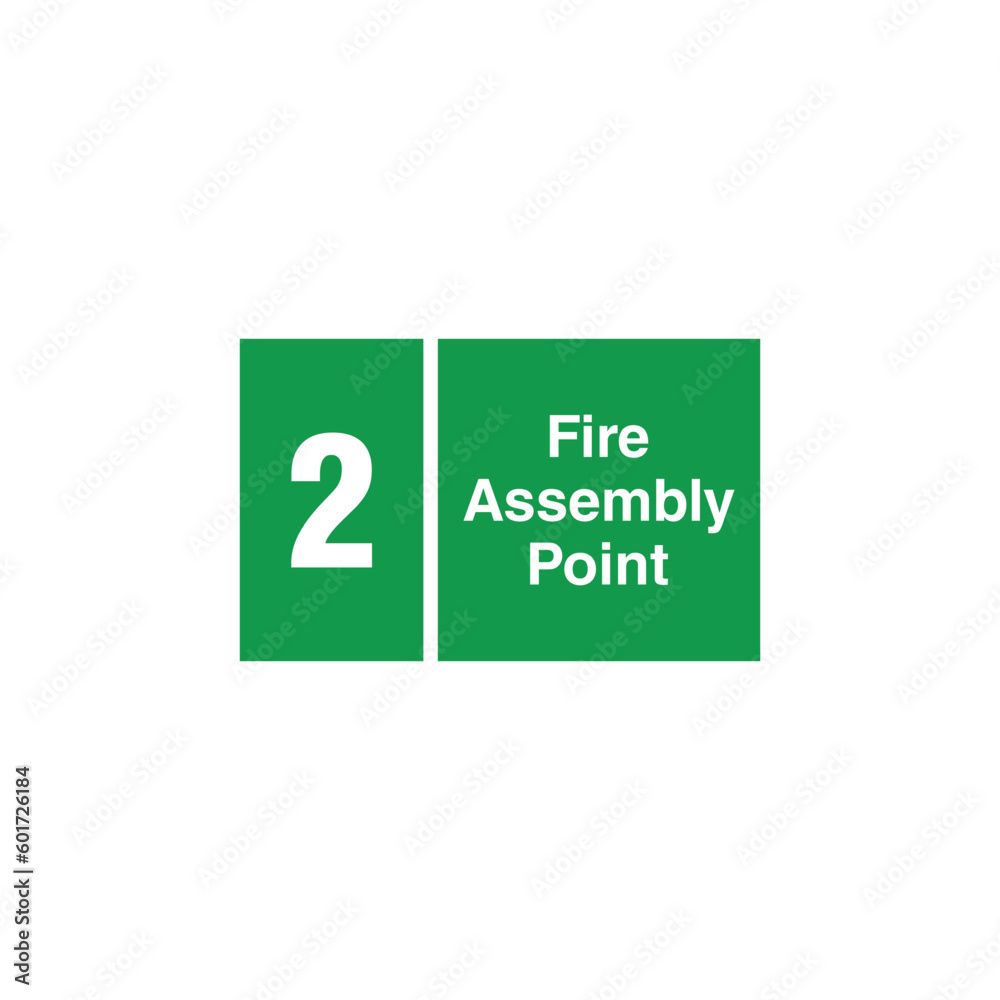 Fire Assembly Point Sign Vector Template Fire Assembly Point Sign Vector Template