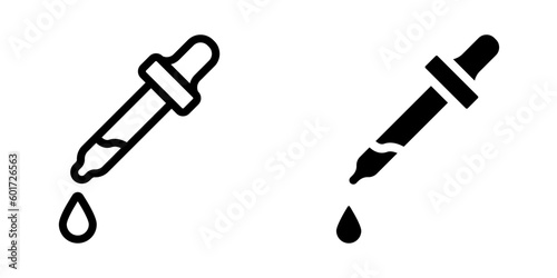Dropper icon. sign for mobile concept and web design. vector illustration