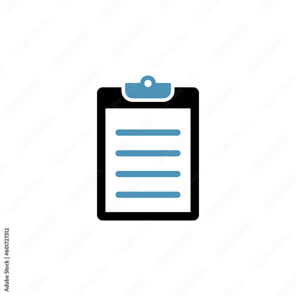 Simple Clipboard Icon Vector Template Simple Clipboard Icon Vector Template