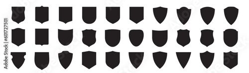 shield icon. Shield set. Vector illustration